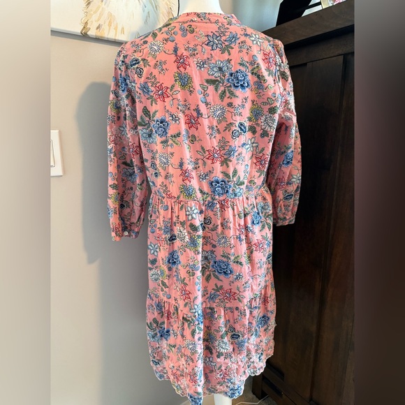 LOFT Pink Floral Dress - Picture 4 of 9